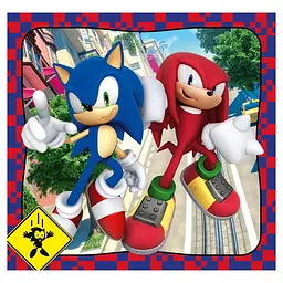 Пазл 3 в 1 Clementoni Sonic: 3 картинки по 48 елементів (25320) - мініатюра 3