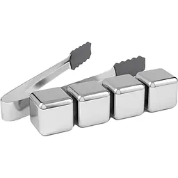 Металеві камені для віскі Circle Joy 4pcs (CJ-BK03) [108899] - мініатюра 2