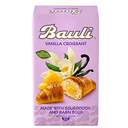 Круасани Bauli з ванільним кремом ( 10шт по 50г ) 500г.