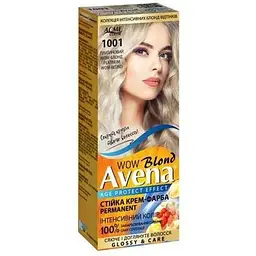 Крем-фарба AVENA Blond Color 1001 Платиновий WOW-блонд