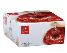 Набір для віскі Bormioli Rocco Dedalo Графін + 6 склянок, 260 мл (226040S1A021990) - мініатюра 2