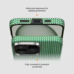 Карбоновий чохол Pitaka Ultra-Slim Case Forest Green для iPhone 16 Pro (KI1601PFOR) - мініатюра 3