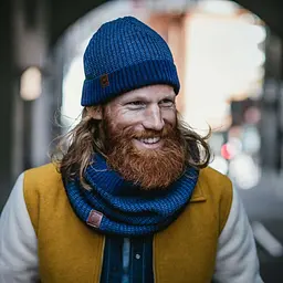 Бафф Buff Knitted Neckwarmer Comfort Dee Синій - мініатюра 2