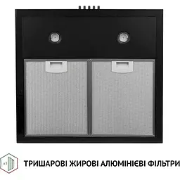 Витяжка купольна Perfelli K 5202 BL 700 LED - мініатюра 4