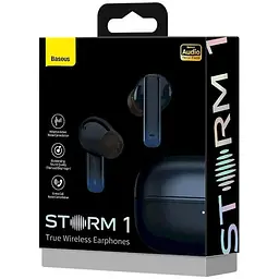 Бездротові навушники Baseus Storm 1 NGTW140201 Black - мініатюра 7