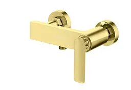 Змішувач для душу Kohlman Experience gold настінний KPL-QW120EGD, Золотий - мініатюра 3