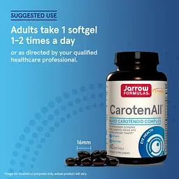 Комплекс змішаних каротиноїдів Jarrow Formulas CarotenAll Mixed Carotenoids Complex 60 капсул - мініатюра 6