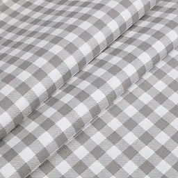 Простирадло Cosas на резинці 90х200 taupe check, кварц (TaupeCheck_90x200x20) - мініатюра 5