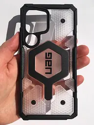 Оригінальний протиударний чохол для Samsung Galaxy S25 Ultra UAG Pathfinder MagSafe (S938) Clear Ice 214483114333 - мініатюра 5