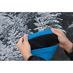 Водонепроникна шапка DexShell Heathered Rib Knit Beanie onesize 56-58 см блакитна - мініатюра 2