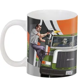 Кухоль GeekLand GTA ГТА погоня GT.02.15 330 мл білий - мініатюра 2