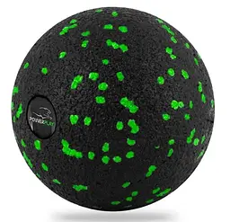 Масажний м'яч PowerPlay PP-4351 Epp Massage Ball (d10) Чорно/Зелений (PP-4351_Green_d10) - мініатюра 2