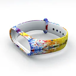 Силіконовий ремінець для фітнес браслета XiaomiXiaomi Smart Band 5 6 7 Multicolor Мультиколір