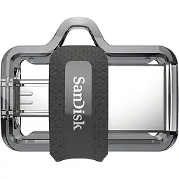Флеш-накопичувач Sandisk USB 3.0 Ultra Dual Drive OTG M3.0 32Gb (150 Mb/s) (SDDD3-032G-G46) - мініатюра 3