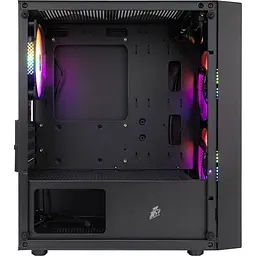 Корпус 1stPlayer BS-2-BK-3F1 Black [134425] - мініатюра 4