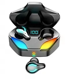 Бездротові bluetooth навушники з боксом для зарядки ігрові вакуумні Game Set UKC X1 TWS