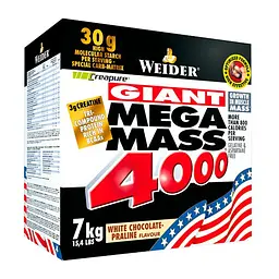 Гейнер Mega Mass 4000, 7 кг Ваніль Weider fit0023299