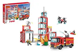 Конструктор "COGO" "Пожежна частина" 616дет. 3622 (Р) р. 49,5 x 35 x 7см