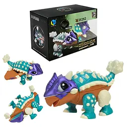 3D-головоломка динозавр Анкілозавр Ankylosaurus Cube (LH002JL)