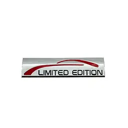 Емблема напис Limited Edition хром 94х26мм метал (на скотчі)