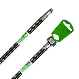 Шланг для змішувача Santan Flex-combi-anticor короткий штуцер М10х1/2" 30 см 30412 - мініатюра 2