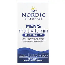 Витамины для мужчин Men's Multivitamin One Daily 30 таблеток Nordic Naturals vit0006211