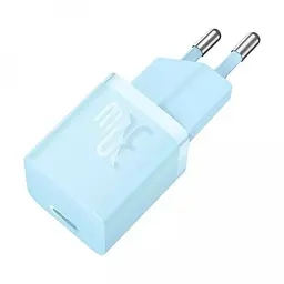 Мережевий зарядний пристрій Baseus GaN5 Fast Charger (mini) 1C 30W блакитний (CCGN070603)