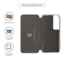 Чехол-книжка для Realme C65 4G, G-Case, черный, кожаный чехол-книжка из экокожи (PU) и TPU, с магнитом, с подставкой и вместительным кардхолдером, противоударный, защита всего корпуса, ArmorStandart (ARM77876) - мініатюра 3