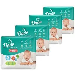 Подгузники-трусики Dada Extra Soft 5 Junior (12-17 кг) 120 шт. (4 уп. х 30 шт.)