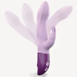 Вібратор-кролик Love To Love Hello Rabbit Violet з гнучким стовбуром і стимуляцією точки G, 2 мотори - мініатюра 3