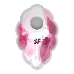 Вакуумний стимулятор клітора з вібрацією Satisfyer Cloud Dancer рожевий - мініатюра 2