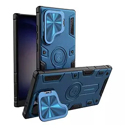 TPU+PC чохол Nillkin CamShield Armor Prop для Samsung Galaxy S25 Ultra Blue - мініатюра 6