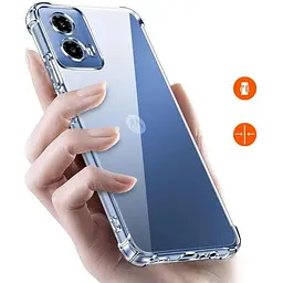 Панель BeCover Anti-Shock для Motorola Moto G35 Clear (712779) - мініатюра 4