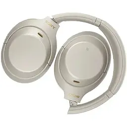 Бездротові навушники Sony WH-1000XM4 Silver - мініатюра 3