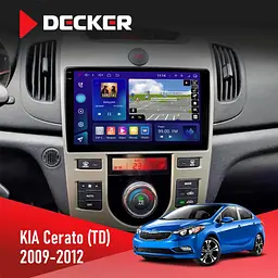 Штатная магнитола KIA Forte (TD) 2009-2012 Climate Decker D9-009 4x64, DSP, 4G, 2k Decker (НФ-00008255)