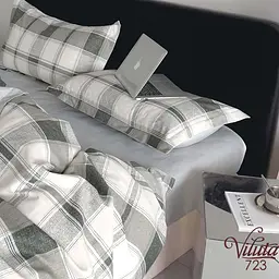 Комплект постільної білизни Viluta євро сатин 723 7235 - мініатюра 2