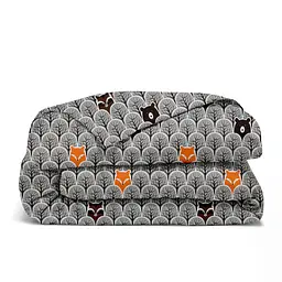 Дитяча постіль Cosas Wood Animals без простирадла 110х140 см (BearsWoodGrey_140_2) - мініатюра 4