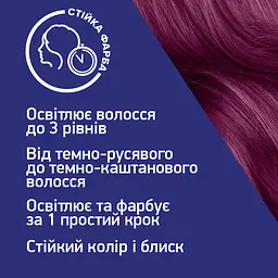 Уцінка. Стійка фарба для волосся Schwarzkopf Live Colour + Lift L76 Ultra Violet   - мініатюра 4