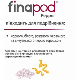 Под Pepper, змінна капсула, для перцю (FM137-1) - мініатюра 4