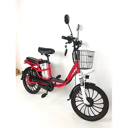 Електровелосипед Minako V4 PRO двомісний 800W/60V/24Ah із заднім амортизатором червоний - мініатюра 3
