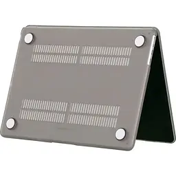 Пластикова накладка (верх та низ) DK HardShell Case для Apple MacBook Air 15` M2-M4 A2941/A3114/A3241 (2023-2025) Gray [151633] - мініатюра 4