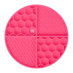 Килимок для злизування і повільного харчування Waudog Silicone 211х211х30 мм рожевий - мініатюра 3