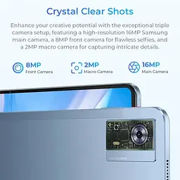 Планшет Oukitel OT5S 12" FHD/6GB/256GB/T606/8250mAh/16+8Мп/DualSIM/LTE/Чохол+Стилус/Металево-Сірий/Синій - мініатюра 9