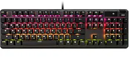 Клавіатура ігрова механічна SteelSeries Apex 5 (Blue Switch) UA OLED Smart Display (64532)