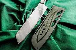 Ніж kiritsuke Damascus DK-SS 6304 AUS-10 Дамаська сталь - мініатюра 6