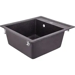 Кухонна мийка Lidz 460x515/200 GRF-13 графіт (LIDZGRF13460515200) - мініатюра 2
