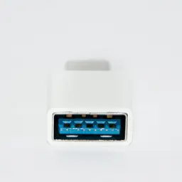 Перехідник OTG адаптер з USB на Type-C білий, універсальний конектор для флешки - мініатюра 6