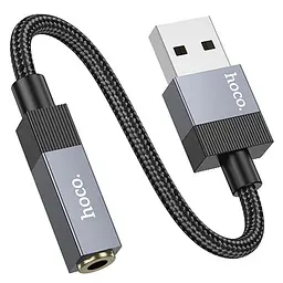 Перехідник Hoco UPA32D Clever USB to 3.5mm Black - мініатюра 5