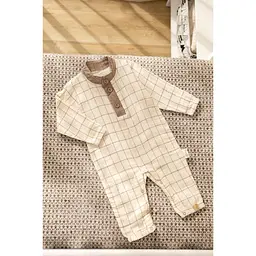 Комбінезон для хлопчика Beyaz Bebek 7162 74 см Бежевий (2000990302885S)