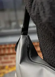 Сумка жіноча Sambag HOBO BAG-GLOVE Графіт 28 х 58 х 4 см (53400009) - мініатюра 7